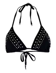 MICHAEL KORS Бански Glam Deco Triangle Bikini Top MM1M169 001 black