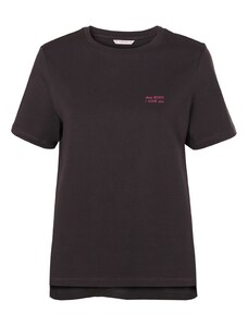 TATUUM Тениска 'Hapi 2' антрацитно черно / розово