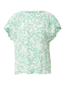 s.Oliver BLACK LABEL Блуза телесен цвят / нефритено зелено / бяло