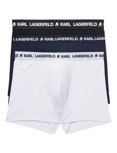 Karl Lagerfeld Боксерки нощно синьо / черно / бяло