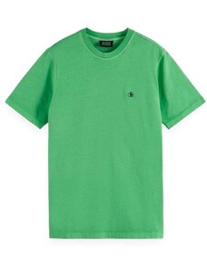 SCOTCH & SODA T-Shirt Garment Dye Logo Embroidery Tee 171685 SC2760 amazon