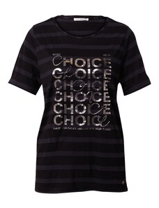 Key Largo Тениска 'CHOICE' злато / тъмносиво / черно
