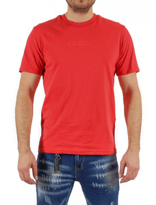 Breezy Мъжка тениска с червен принт