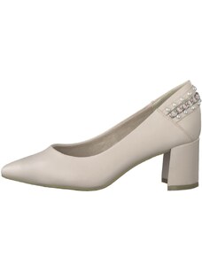 Дамски елегантни обувки на ток Marco Tozzi розови - 37