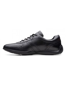 Мъжки кожени обувки Clarks RD Waller 26161 черни - 42.5