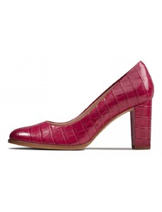 Ara, Clarks Розови дамски обувки Clarks Kaylin Cara естествена кожа - 37.5