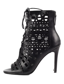 Дамски черни обувки на ток Yoncy - 40