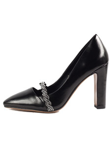 Дамски черни обувки на висок ток Yoncy - 39