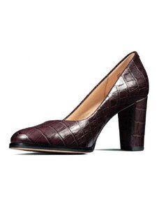 Ara, Clarks Дамски елегантни обувки от естествена кожа Clarks Kaylin Cara бордо - 36