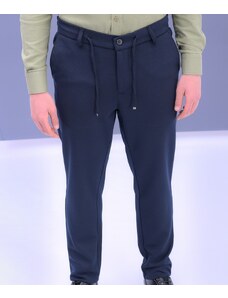 AVIV Мъжки елегантен панталон с 4 джоба цвят индиго