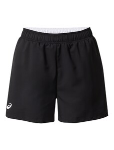 ASICS Спортен панталон черно / бяло