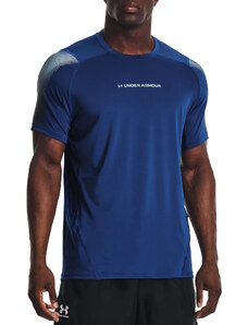 Тениска Under Armour Hg Nov Fitted T-Shirt Blau F471 1377160-471 Размер S