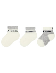 Комплект 3 чифта дълги чорапи детски Tommy Hilfiger