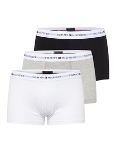 Tommy Hilfiger Underwear Боксерки 'Essential' нейви синьо / сив меланж / черно / бяло