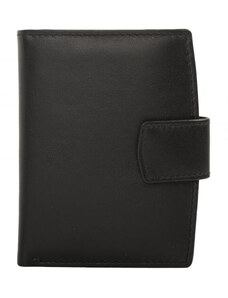 DELIS Esme PT1150 дамски портфейл, естествена кожа, черен