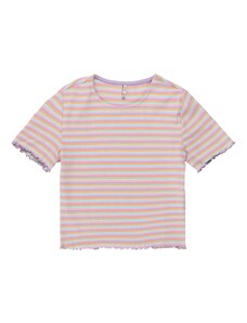 KIDS ONLY Тениска 'AMELIA' аквамарин / пастелнолилаво / светлооранжево / бледорозово