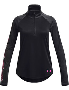 Суитшърт Under Armour UA Tech Graphic 1/2 Zip -BLK 1377586-001 Размер YLG