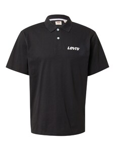 LEVI'S  Тениска 'Graphic Vintage Fit Polo' черно / бяло