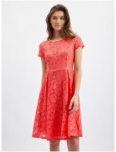 Orsay Розова дамска дантелена рокля - жени