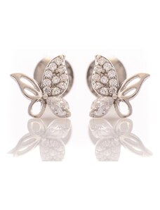 Marilyn Сребърни обеци - Изискани пеперуди
