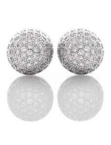 Marilyn Сребърни обеци - Топчета с циркончета