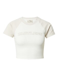 A LOT LESS Тениска 'Smilla' бежово / естествено бяло