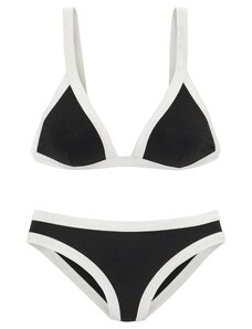 VENICE BEACH Спортни бански тип бикини черно / бяло