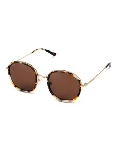 Kapten & Son Слънчеви очила 'Rotterdam Desert Speckled Brown' кафяво / злато / светлооранжево / черно
