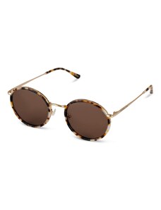 Kapten & Son Слънчеви очила 'Amsterdam Desert Speckled Brown' кафяво / пуебло оранжево-кафяво / мока / бяло