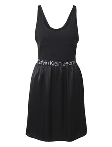Calvin Klein Jeans Рокля черно / бяло