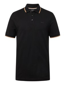 BOSS Black Тениска 'Parlay 190' светлокафяво / черно