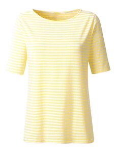 heine Тениска жълто / бяло
