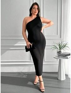 Creative Атрактивна дамска рокля в черно - код 500051