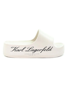 KARL LAGERFELD Сандали Hotel Logo Slide KL86000 vgt-off white eco eva
