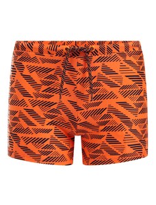 WE Fashion Шорти за плуване оранжево / черно / бяло