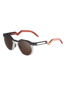 OAKLEY Спортни слънчеви очила 'HSTN' тъмнокафяво / светлосиво / сьомга / черно