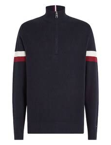 TOMMY HILFIGER Пуловер нейви синьо / червено / бяло