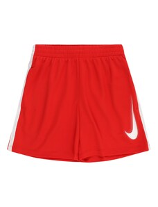 NIKE Спортен панталон огнено червено / бяло