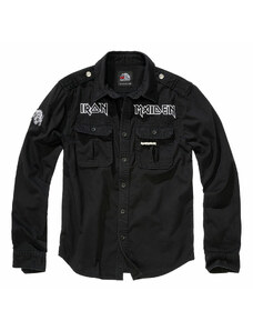 Мъжка риза Iron Maiden - EDDIE - Vintage - BRANDIT - 61044-black