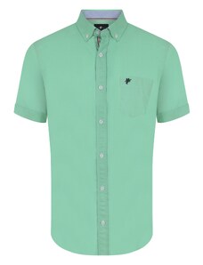 DENIM CULTURE Риза 'Arlen' зелено / черно