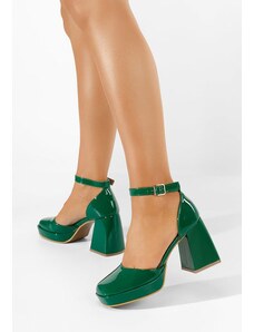 Zapatos Oбувки с дебел ток Ibia зелен