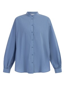 RISA Блуза опушено синьо