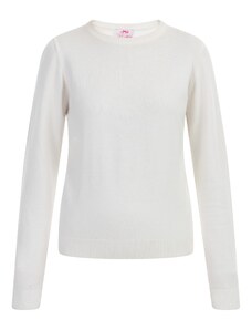 MYMO Пуловер бял памук