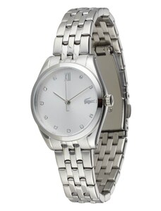 LACOSTE Аналогов часовник 'TUILERIE' сребърно сиво / сребърно / прозрачно