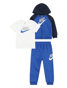 Nike Sportswear Комплект нейви синьо / кралско синьо / сиво / бяло