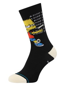 Stance Къси чорапи 'Troubled' кралско синьо / жълто / червено / черно