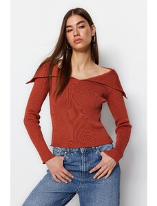 Trendyol плочки яка подробни трикотаж пуловер