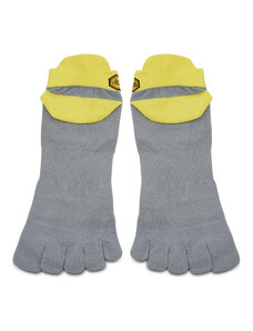 Чорапи къси унисекс Vibram Fivefingers Athletic No Show S21N04 Yellow/Grey