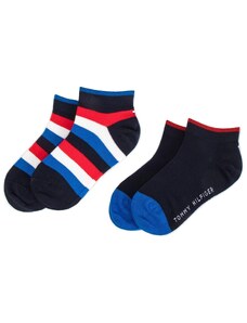 Комплект 2 чифта дълги чорапи детски Tommy Hilfiger 354010001 Midnight Blue 563 1