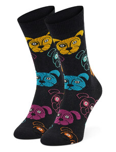 Дълги чорапи unisex Happy Socks DOG01-9050 Черен